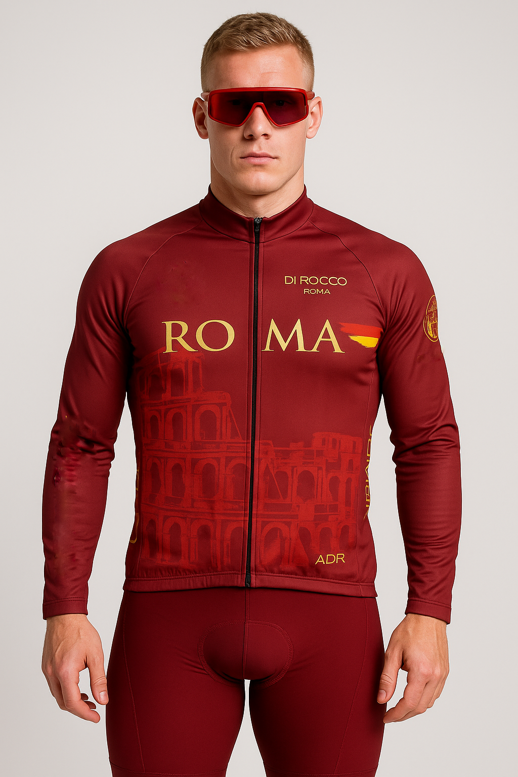 Abbigliamento ciclismo Maglia invernale “ long sleeve jersey Roma “