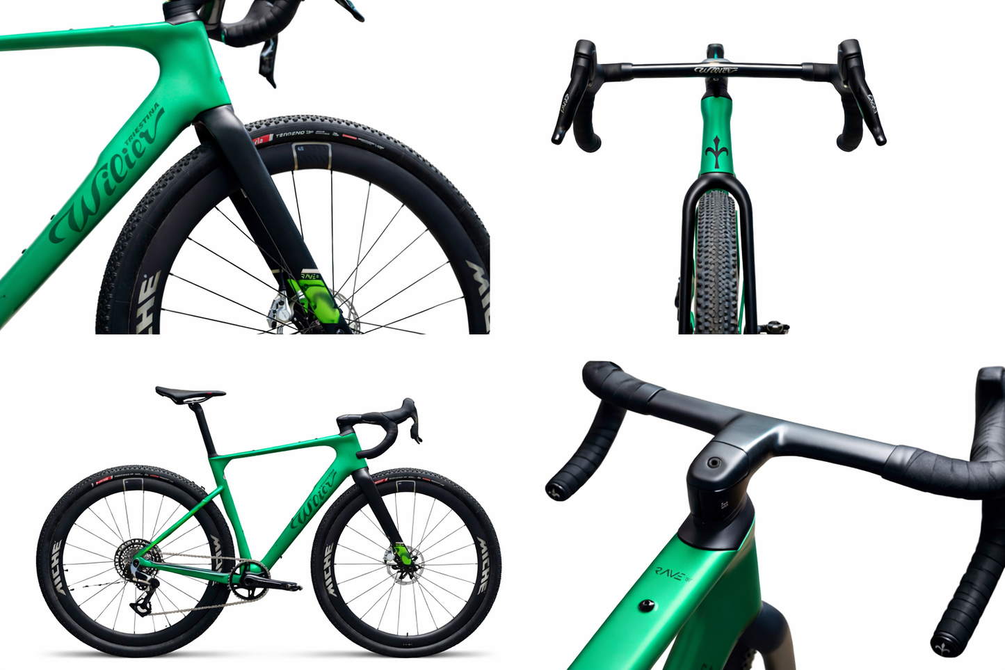 bicicletta Gravel "Wilier Rave SLR ID2 GRX Di2 Miche Graff "